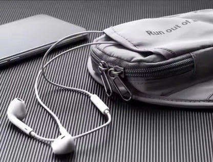 Sacoche de course pour téléphone - Gris