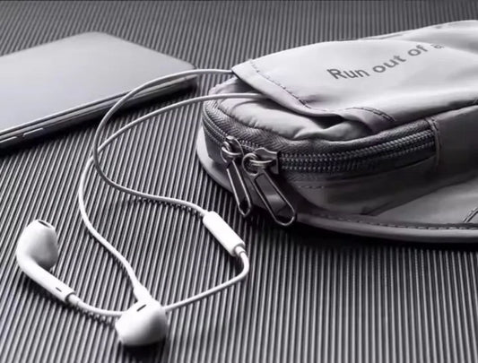 Sacoche de course pour téléphone - Gris