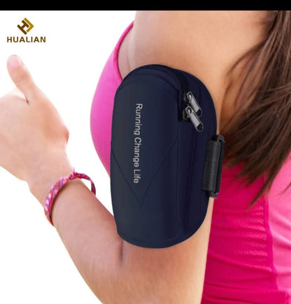 Sacoche de course pour téléphone - Gris